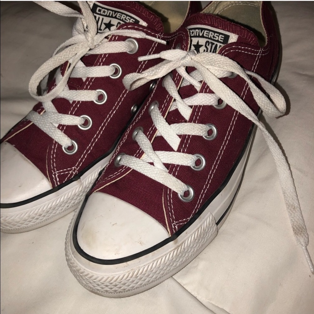 Maroon Converse